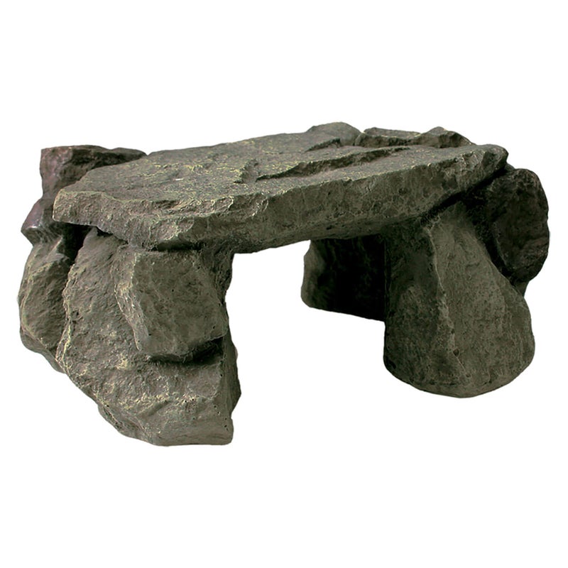 Zilla Pet Reptile Terrarium Shale Rock Den DÃ©cor, Basking Rock and Hide for Bearded Dragons and Other Reptiles, Medium - Image 2